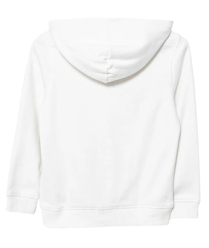 TOMMY HILFIGER Felpa con Cappuccio e Zip KB0KB09568 Bianco