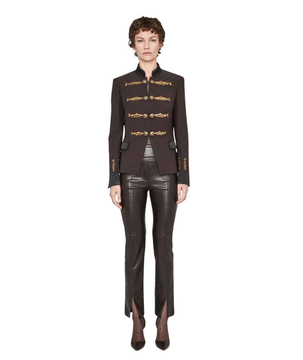 The Extreme Collection Blazer con Alamari Nuvola 2383MA Marrone 