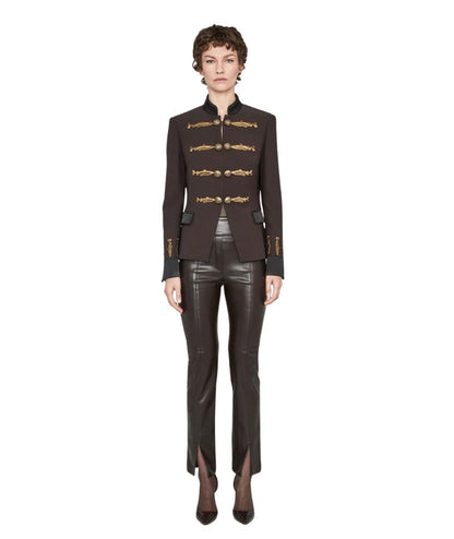 The Extreme Collection Blazer con Alamari Nuvola 2383MA Marrone 