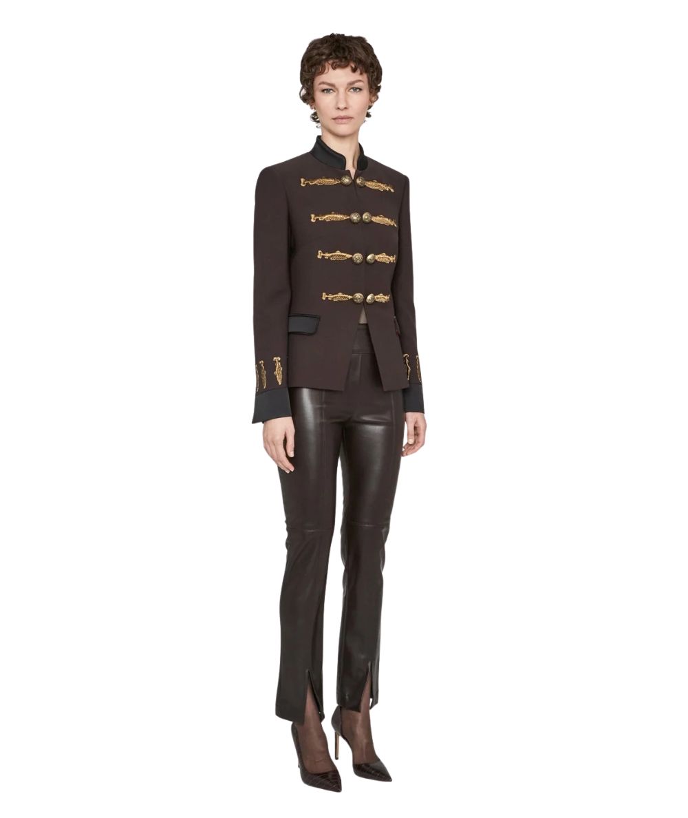 The Extreme Collection Blazer con Alamari Nuvola 2383MA Marrone 