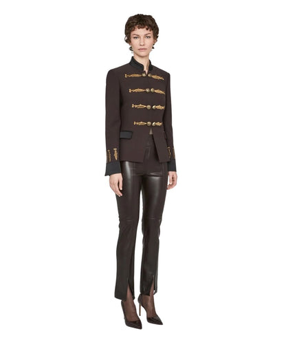 The Extreme Collection Blazer con Alamari Nuvola 2383MA Marrone 