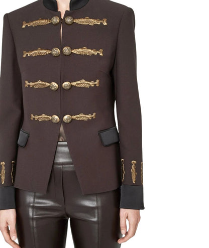 The Extreme Collection Blazer con Alamari Nuvola 2383MA Marrone 