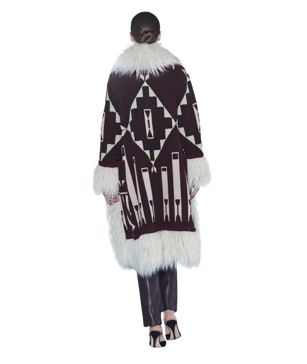 The Extreme Collection Cappotto Jacquard 2520 Multicolore