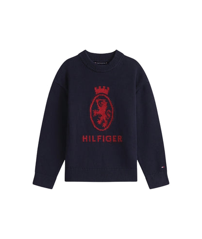 Tommy Hilfiger Maglione Girocollo KB0KB10353 Blu