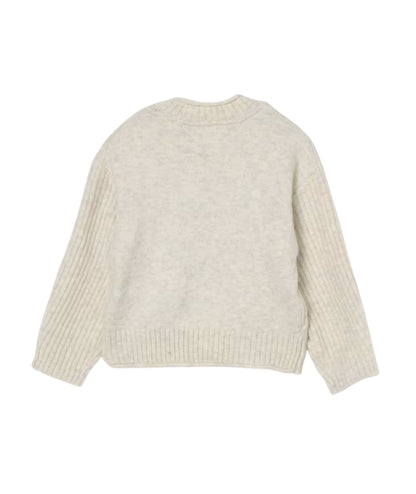 Tommy Hilfiger Maglione Girocollo KG0KG09335 Bianco