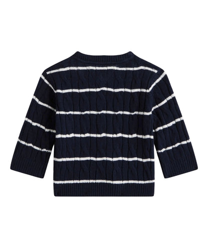 Tommy Hilfiger Maglione a Trecce KN0KN02089 Blu Navy