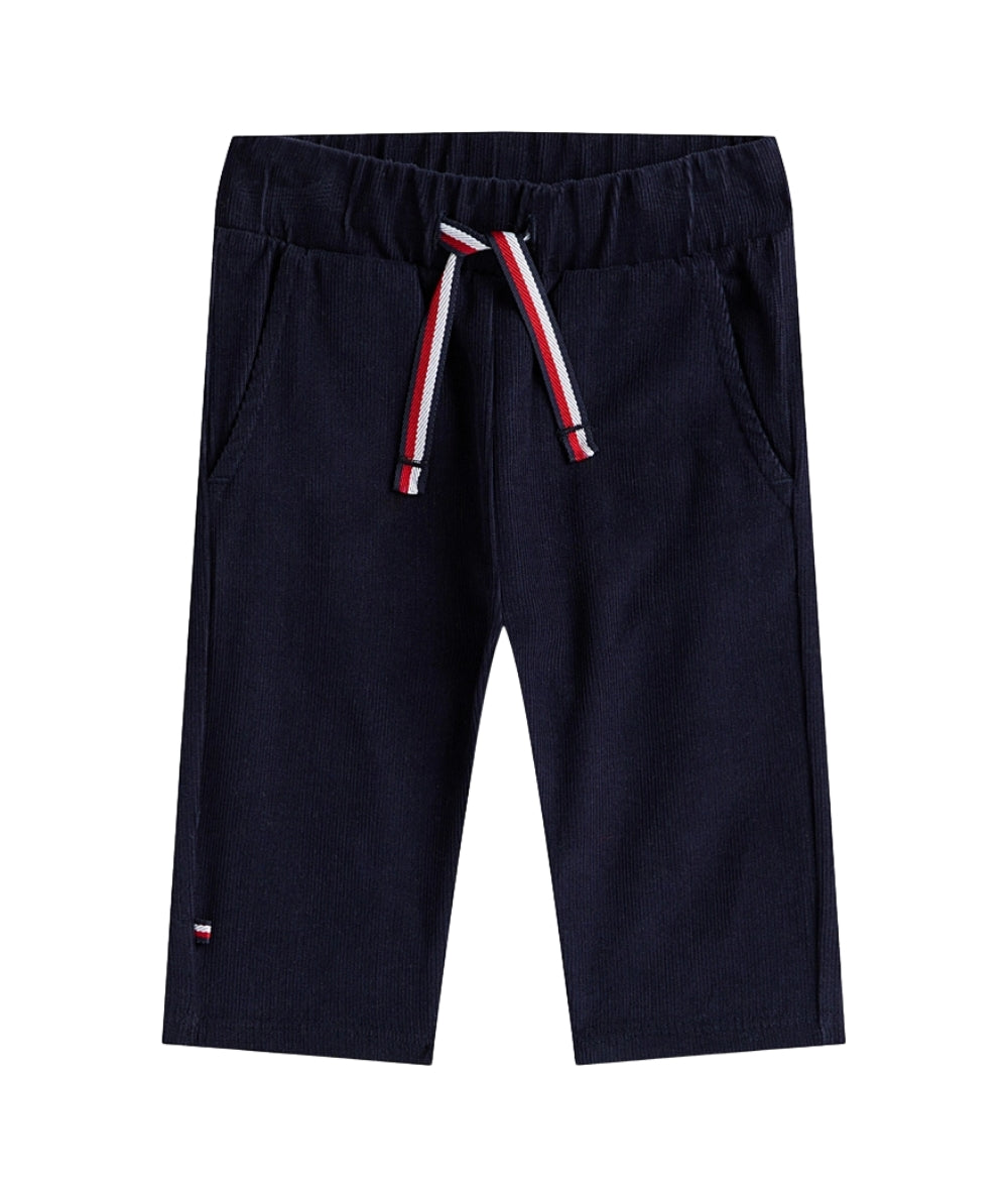 Tommy Hilfiger Pantaloni in Velluto a Coste KN0KN02053 Blu Navy