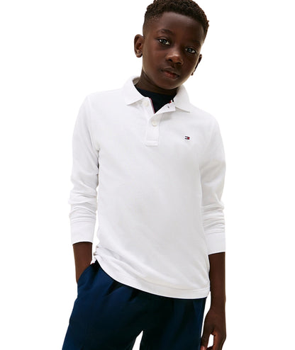 Tommy Hilfiger Polo Maniche Lunghe KB0KB09664 Bianco