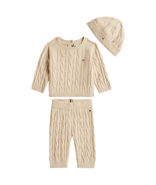 Tommy Hilfiger Set Regalo Tre Pezzi KN0KN02080 Beige