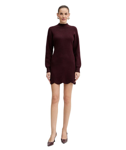 Twinset Abito Corto In Maglia 252TT3216 Vinaccia