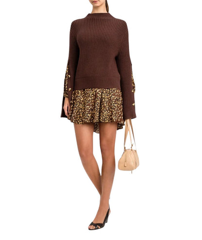 Twinset Abito in Fantasia Animalier 262TP275K Leopardato