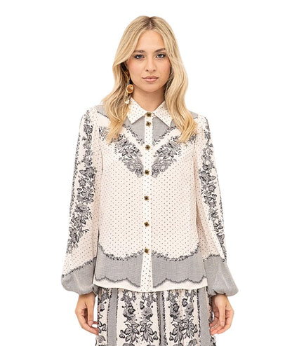 Twinset Camicia in Viscosa con Stampa 262TP267D