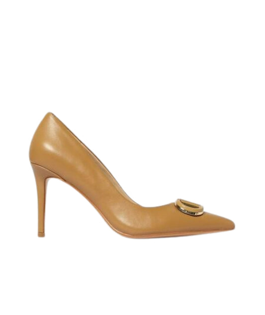 Twinset Décolleté con Logo Oval T 252TCP032 Beige Nude