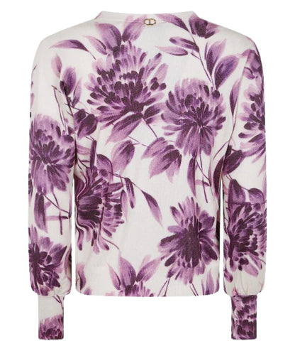 Twinset Maglia Girocollo in Viscosa 252TP3632 Bianco