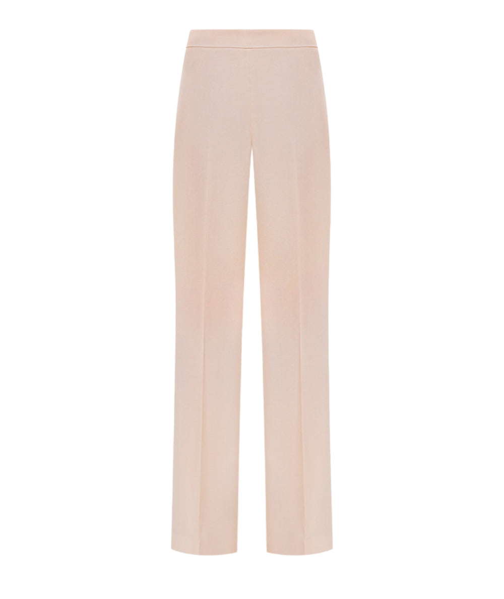 Twinset Pantalone Wide Leg Vita Alta 261TP2421 Beige Parchment