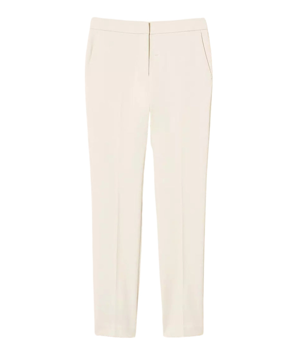 Twinset Pantalone a Sigaretta 252TP2605 Bianco