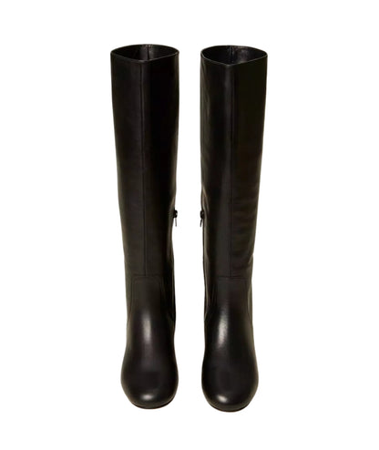 Twinset Stivale Alto in Pelle 252TCP240 Nero 00006