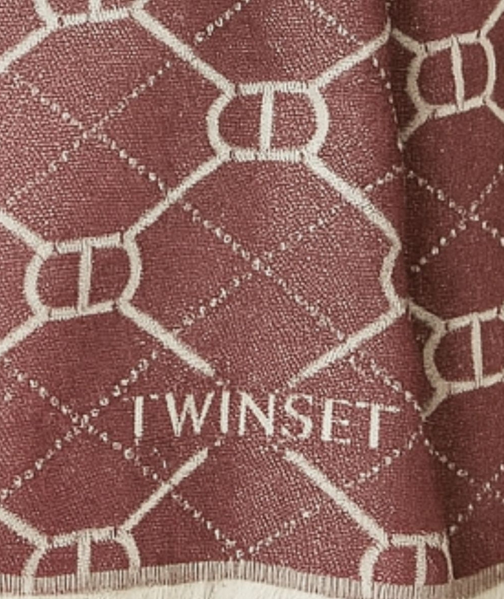 Twinset Stola in Viscosa 252TA4210 Vinaccia