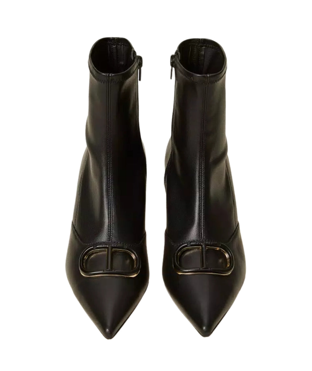 Twinset Tronchetto con Oval T 252TCP034 Nero