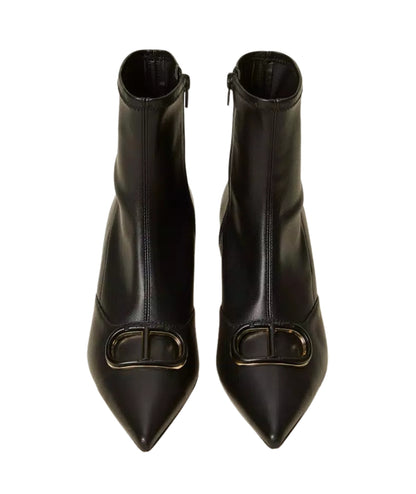 Twinset Tronchetto con Oval T 252TCP034 Nero