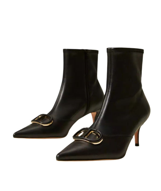 Twinset Tronchetto con Oval T 252TCP034 Nero