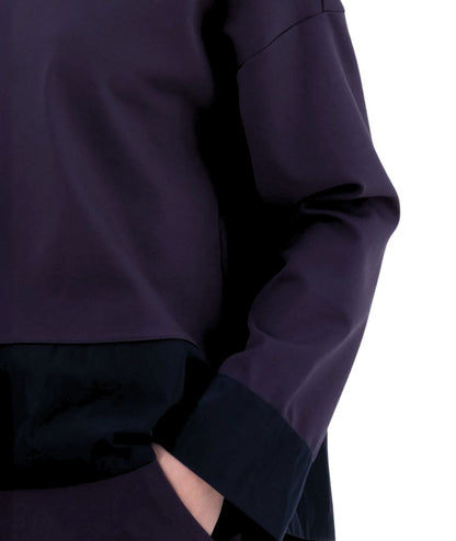 VICARIO CINQUE Casacca in Punto Milano  TIMONE9029 Blu navy