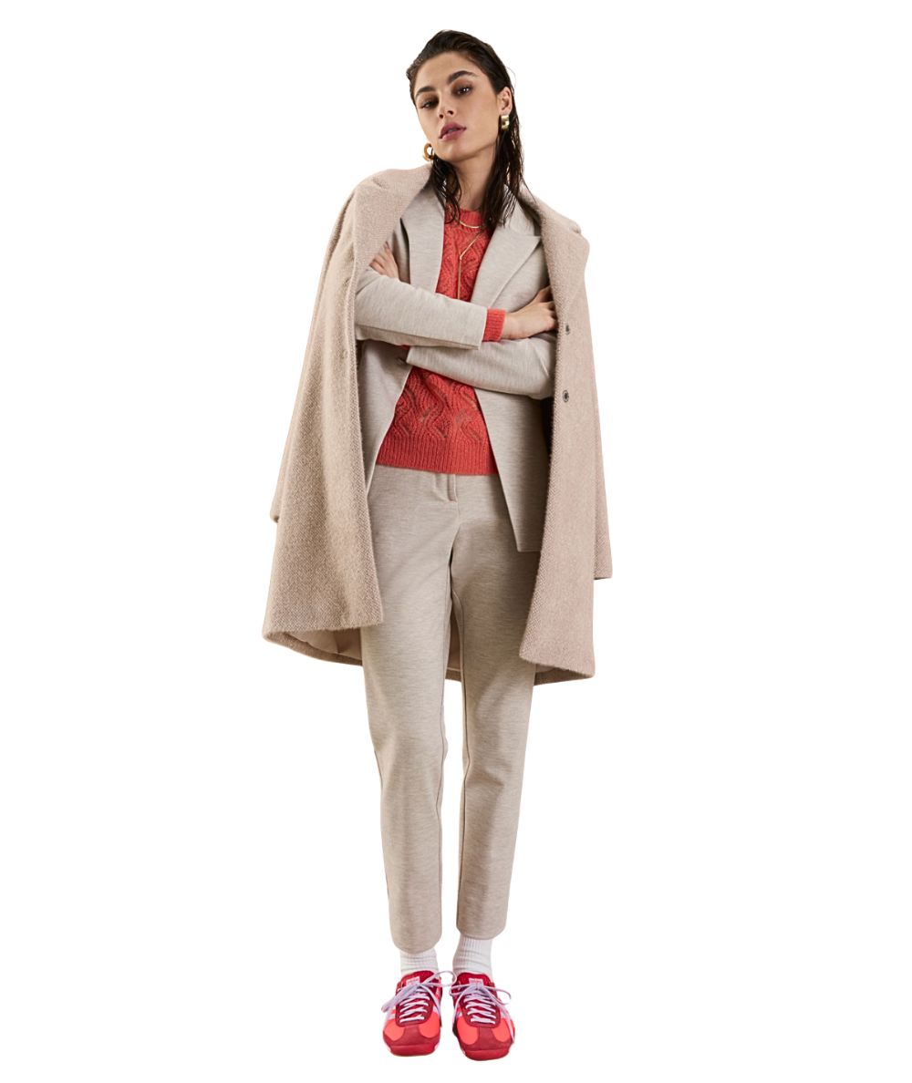 VICARIO CINQUE Maglione Girocollo con Taschin MURITTA925 Arancio