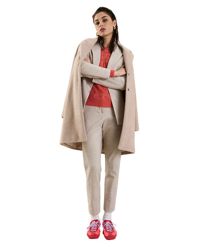 VICARIO CINQUE Maglione Girocollo con Taschin MURITTA925 Arancio