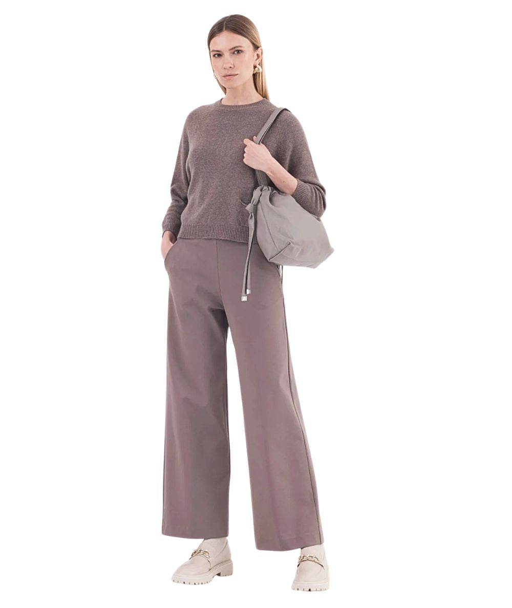 VICARIO CINQUE Pantalone con Vita Elastica PADOVATX176I Tortora