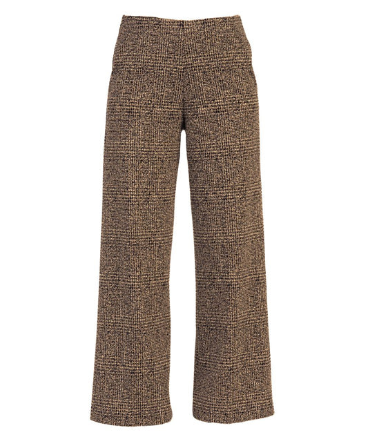 Vicario Cinque Pantalone a Gamba Larga Pied du Poule PADOVATL3530 Marrone