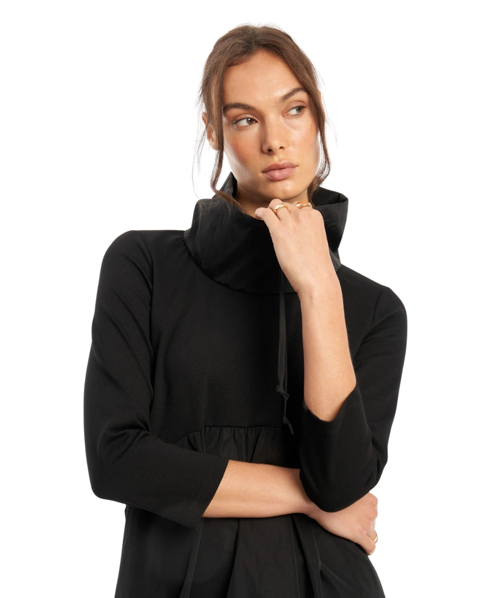 Vicario Cinque Abito in Punto Milano AMANDA9045 Nero