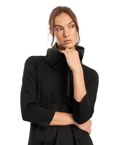 Vicario Cinque Abito in Punto Milano AMANDA9045 Nero