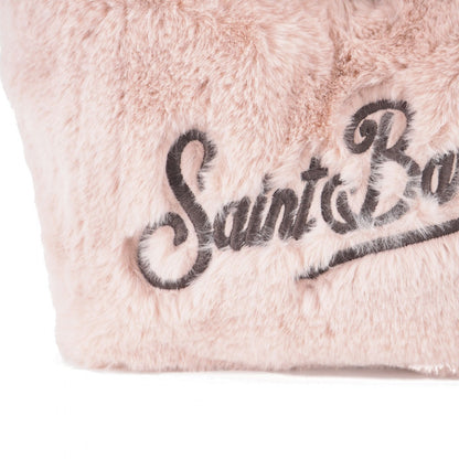 MC2 SAINT BARTH BORSA A MANO VANITY MINI SOFT-FUR 20EMB VAMI012 ROSA