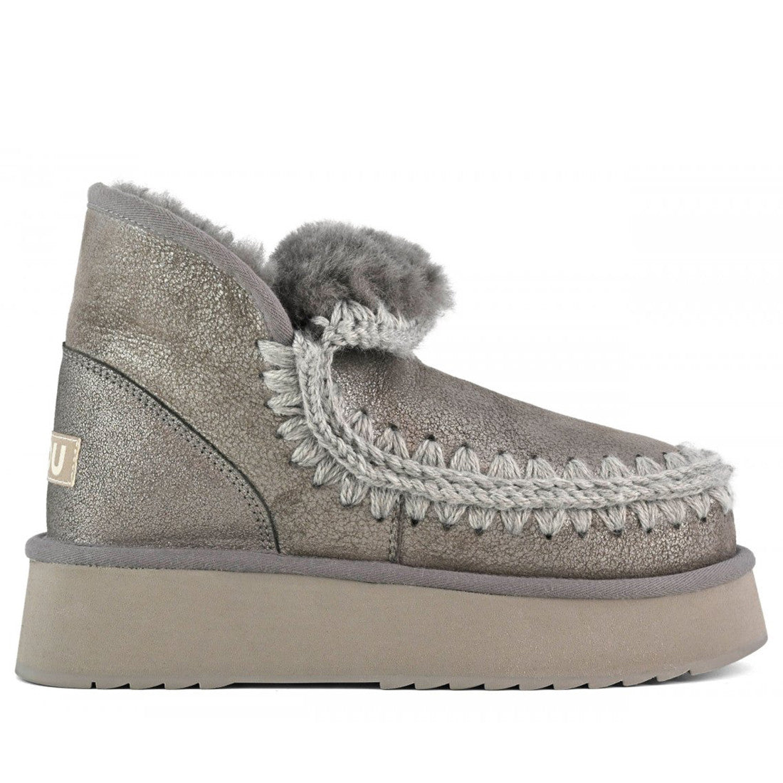 MOU STIVALE MINI ESKIMO PLATFORM MU.FW681000B GRIGIO