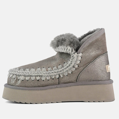 MOU STIVALE MINI ESKIMO PLATFORM MU.FW681000B GRIGIO